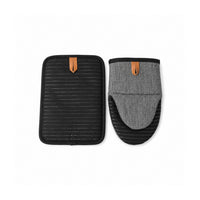 Woerdman Ovenwant en Pannenlap Set - Zwart