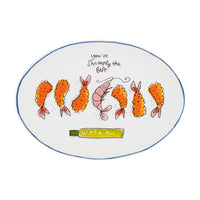 Blond Amsterdam Sushi Serveerschaal Ovaal - Shrimp