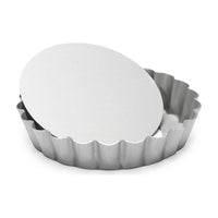 Patisse Silver Top Mini Quichevorm Rond Losse Bodem - 10 cm