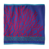 Mariëtte Wolbert Theedoek - Koraal Blauw