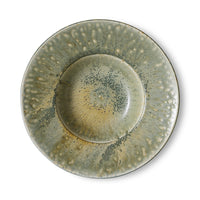 HKLiving Chef Ceramics Pastabord - Rustic Green