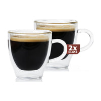 Maxxo Ristrettoglazen Dubbelwandig 2 stuks - 80 ml