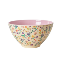 Rice Wild Flowers Print Saladeschaal Melamine Lichtroze - 4,5 L