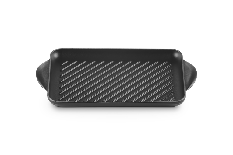 Le Creuset Grill Gietijzer Rechthoek Mat Zwart - 32 cm