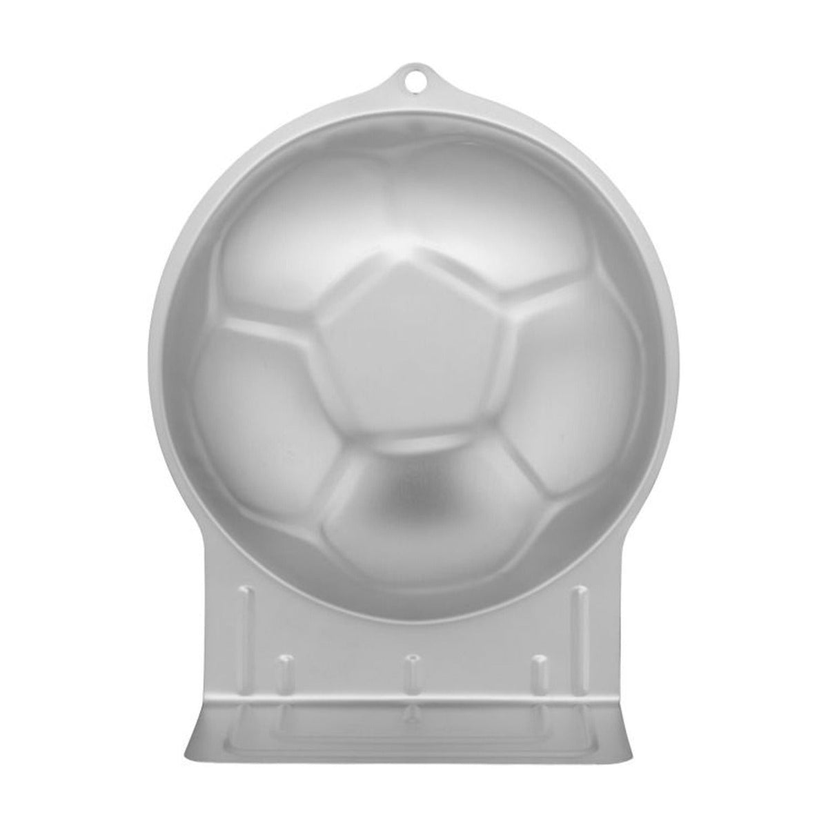 Aluminium voetbal bakvorm van Wilton met zeshoekige en vijfhoekige panelen aan de voorkant