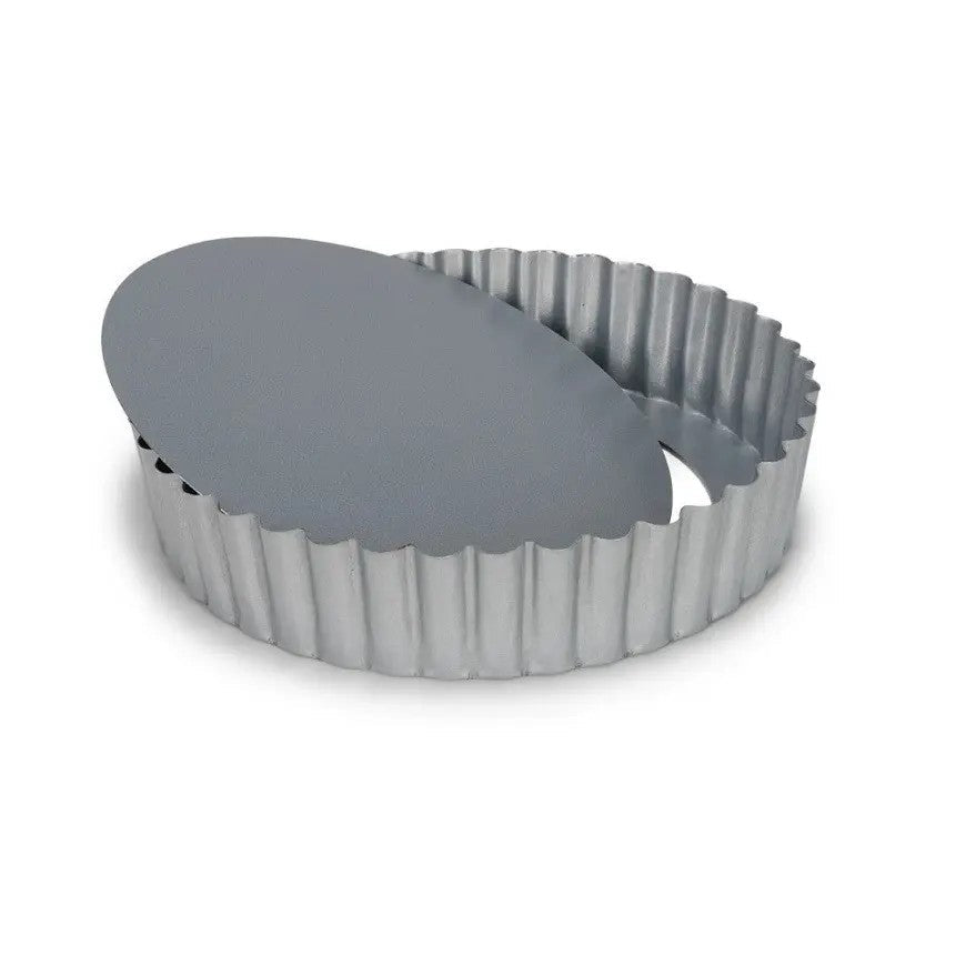 Patisse Quichevorm met Losse Bodem en Hoge Rand - 20 cm op witte achtergrond