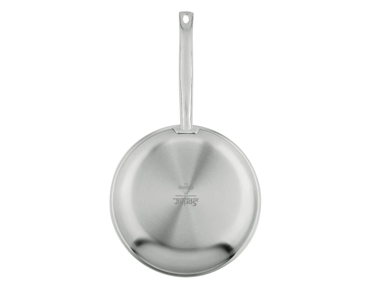 Spring Brigade Ultimate Koekenpan - 20 cm, achterkant op witte achtergrond met Spring-logo in de bodem