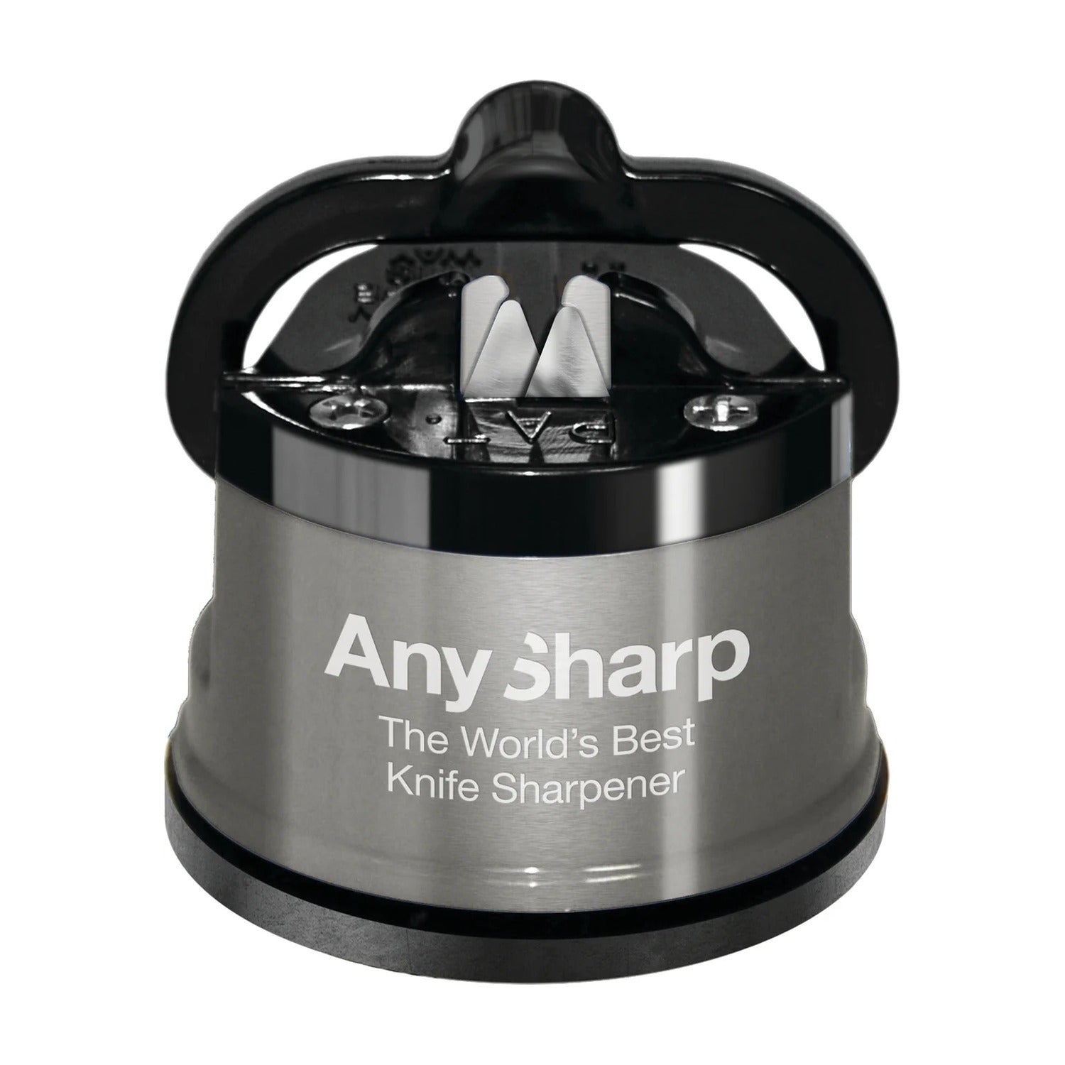 Anysharp Messenslijper Pro - Metaal op witte achtergrond