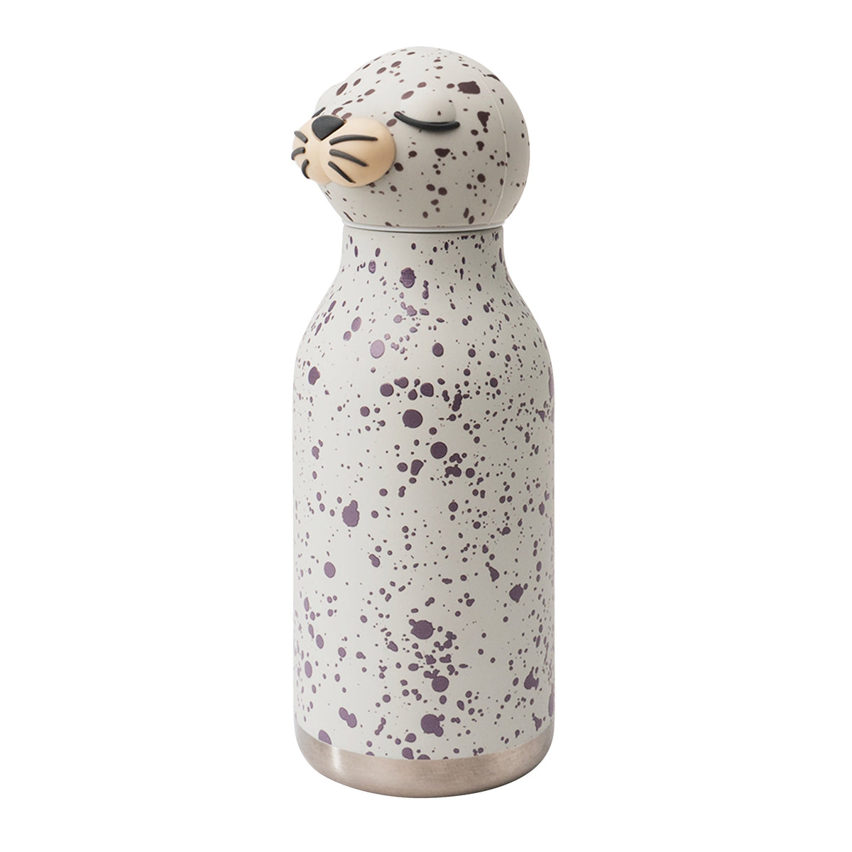 Asobu Bestie Thermosfles Zeehond - 470 ml op witte achtergrond, andere hoek