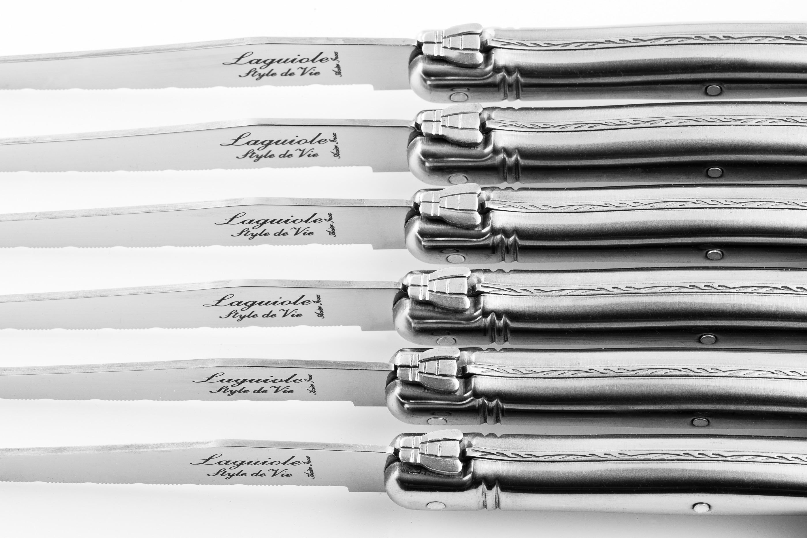 Laguiole Style de Vie Premium Line Steakmessen 6-delig - RVS