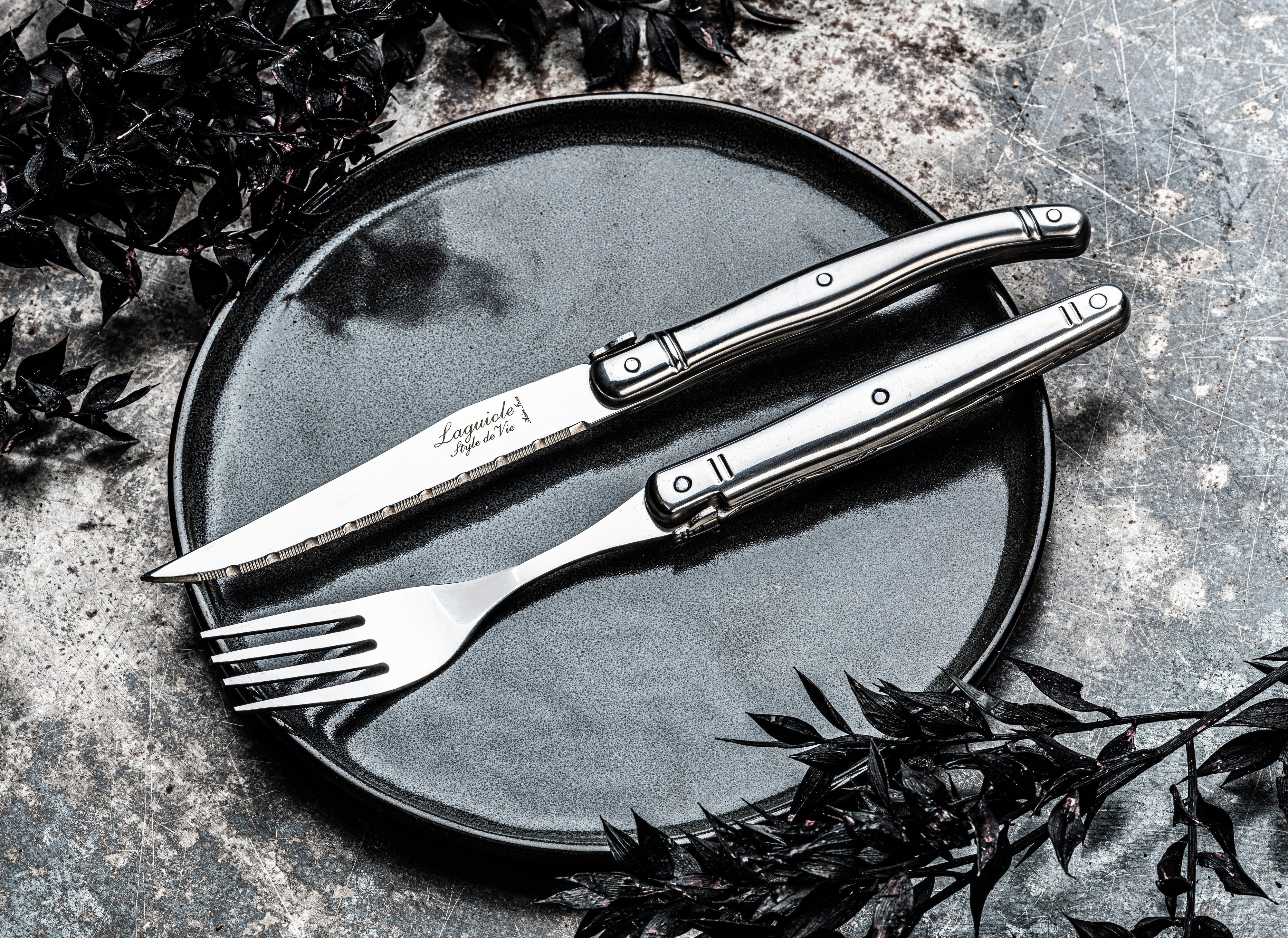 Laguiole Style de Vie Premium Line Steakmessen 6-delig - RVS