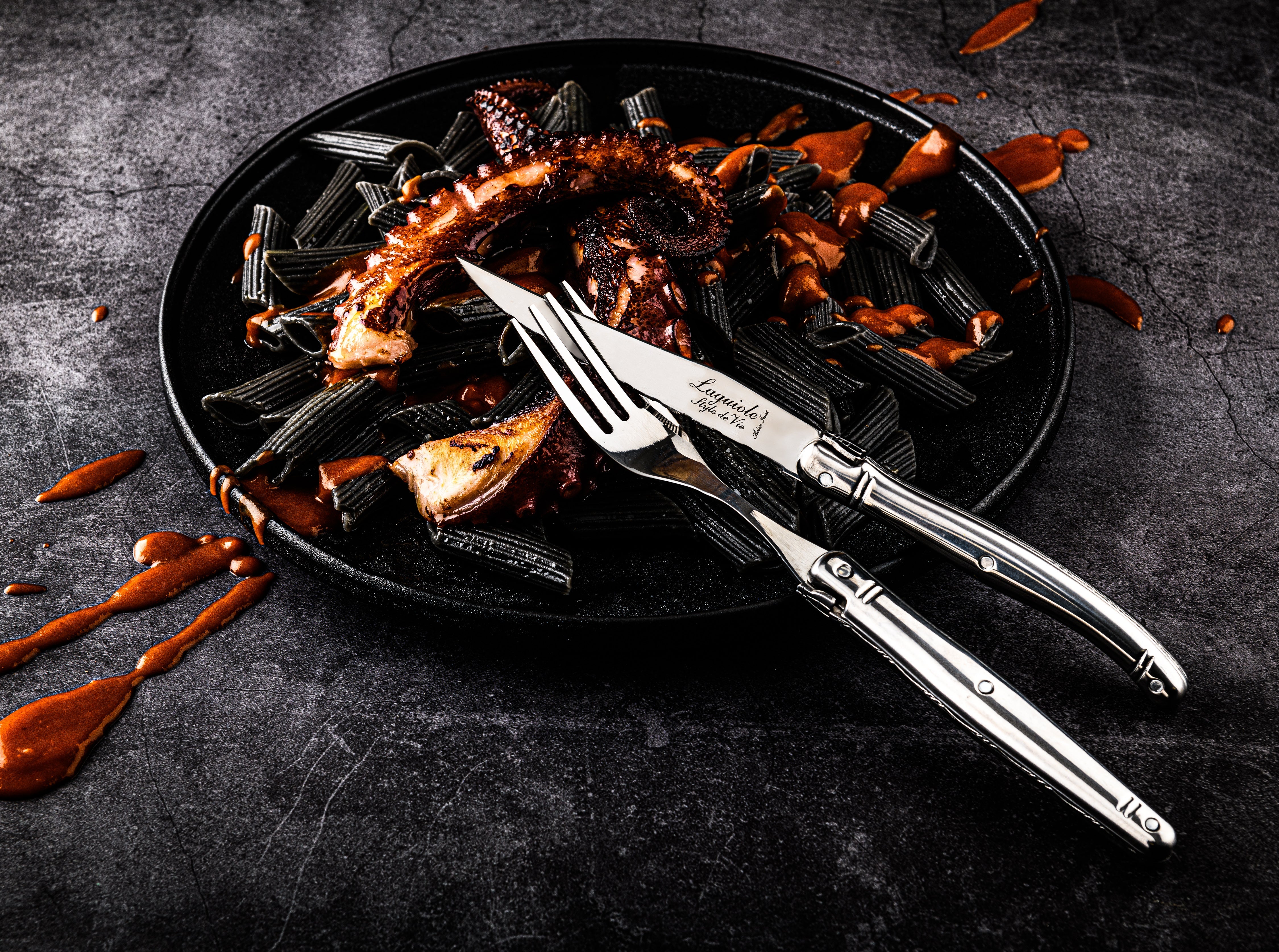 Laguiole Style de Vie Premium Line Steakmessen 6-delig - RVS