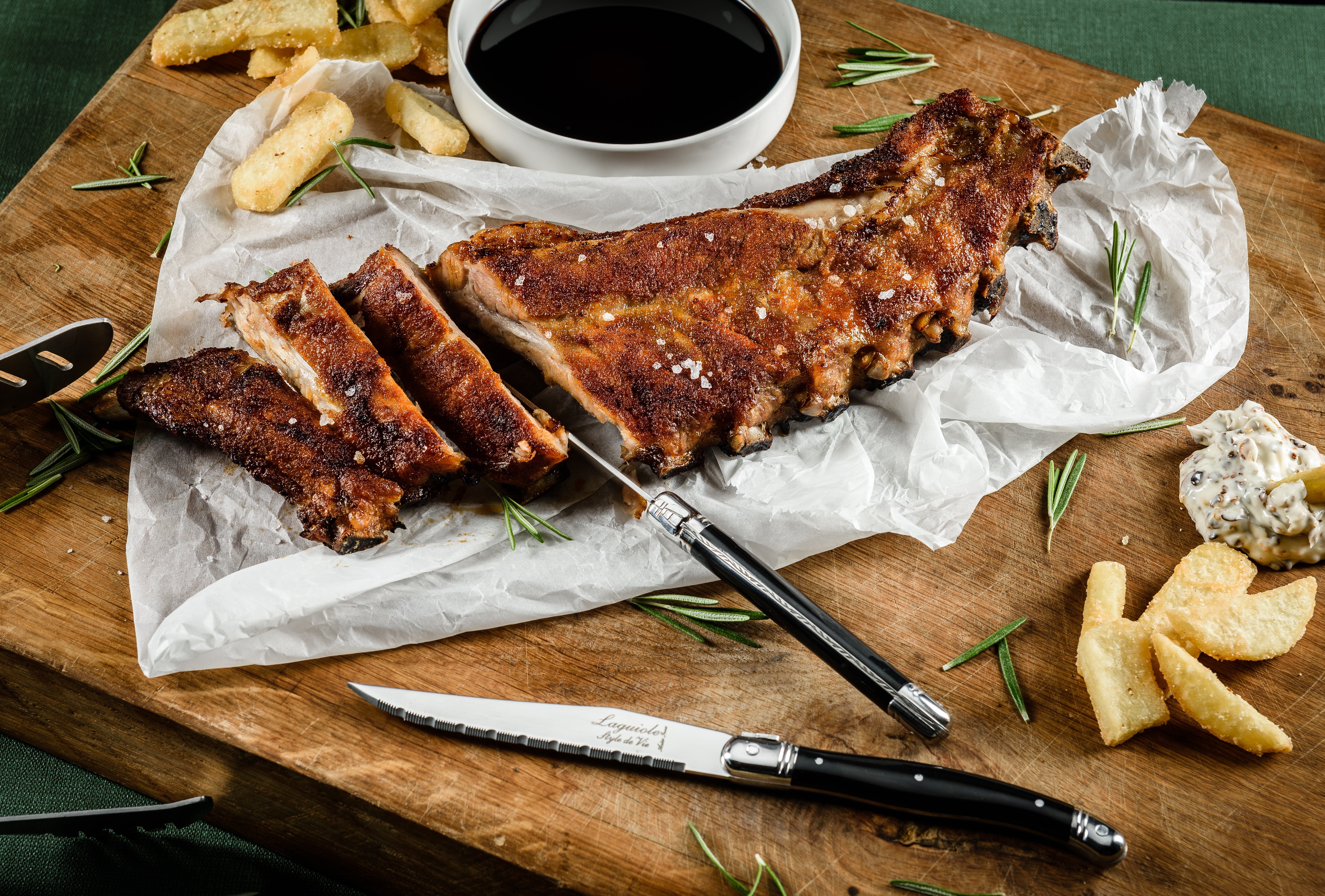 Laguiole Style de Vie Premium Line Steakmessen 6-delig - Zwart