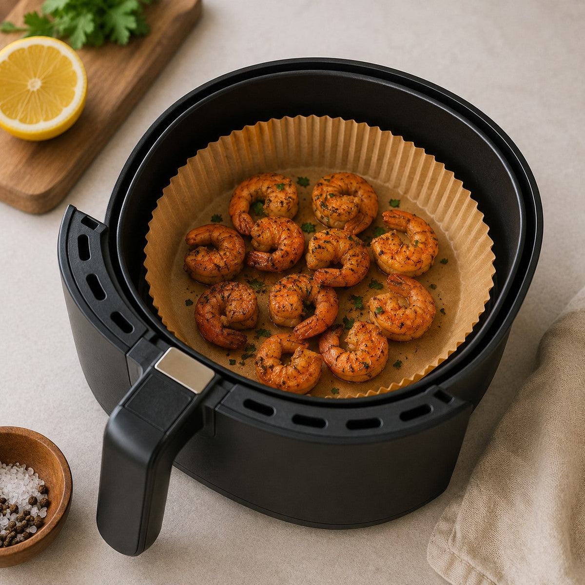 Woerdman Airfryer Papier Rond - Groot - detailfoto
