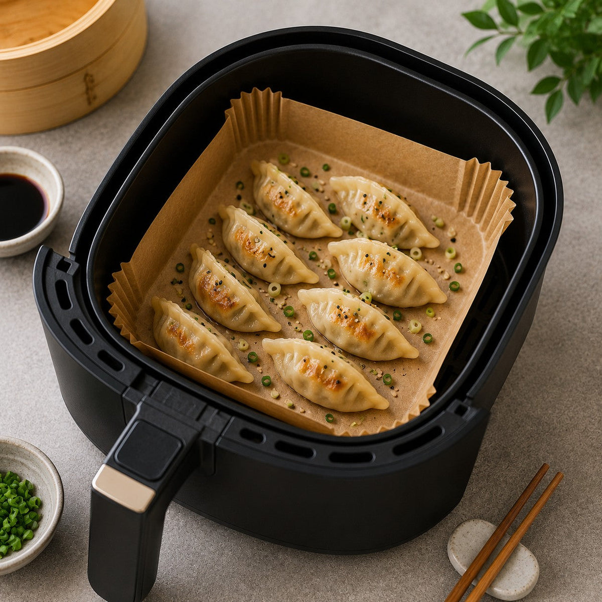 Woerdman Airfryer Papier - Vierkant - detailfoto