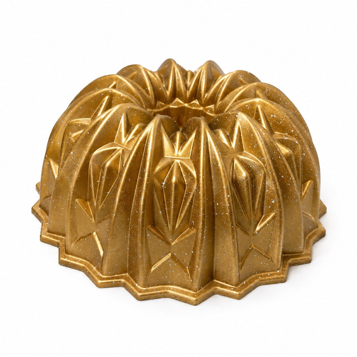 Woerdman Bakvorm Kroon Gietaluminium Goud - 24 cm - detailfoto