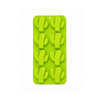 Woerdman Bakmat Chocolade Siliconen Cactus - 8 Stuks