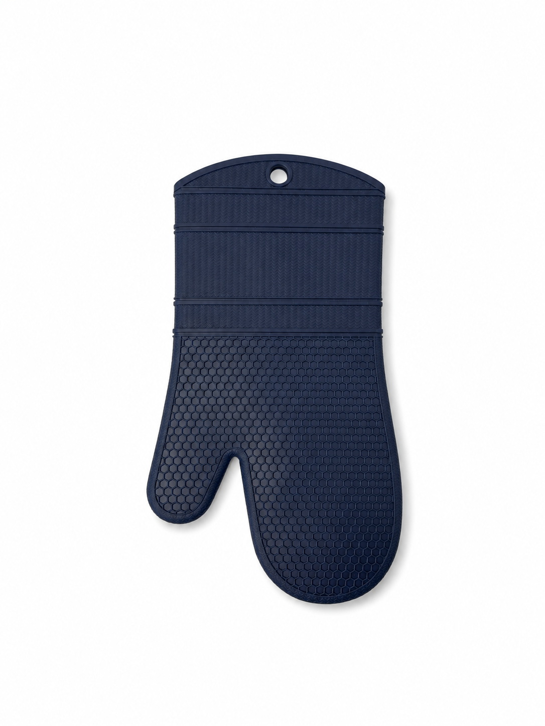 Woerdman Ovenwant Bolletjes Siliconen - Donkerblauw op witte achtergrond