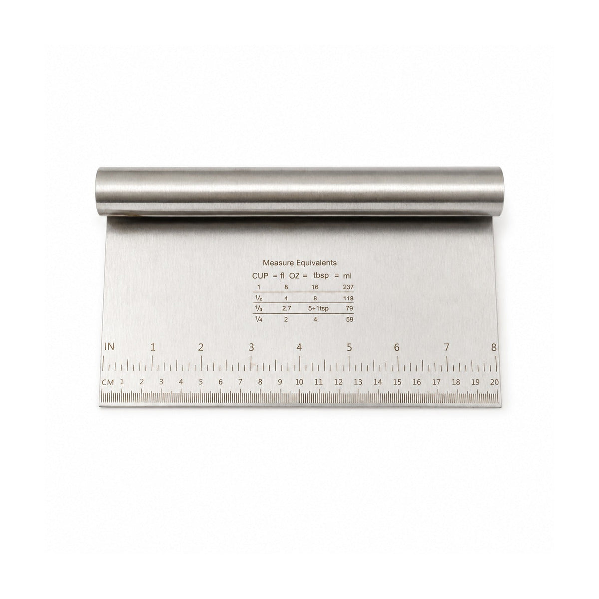 Woerdman Deegschraper RVS - 20 cm op witte achtergrond