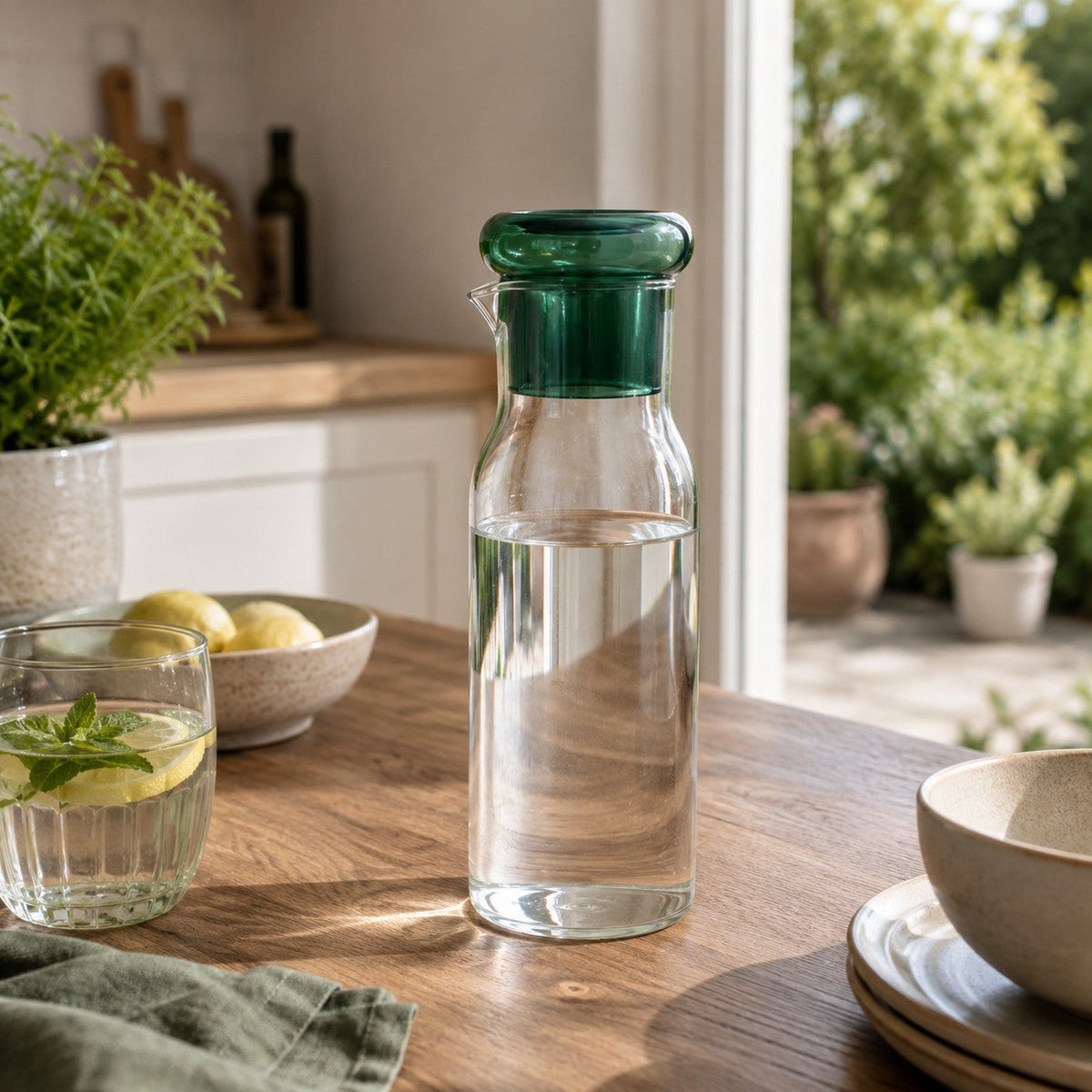 Woerdman Karaf 820 ml - Groene Dop - detailfoto