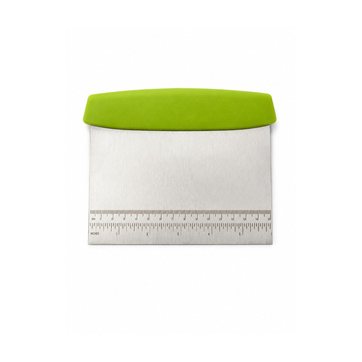 Woerdman Deegschraper RVS Groen - 15 cm op witte achtergrond