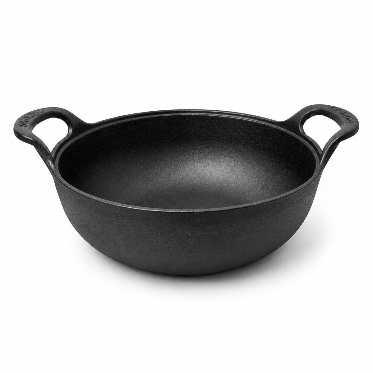 Woerdman Wokpan Gietijzer Zwart - 24 cm - detailfoto