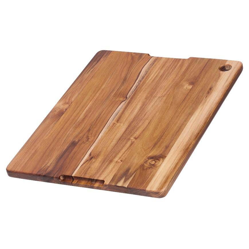 Teakhaus Snijplank met Sapgeul - 46 x 35,5 x 1,9 cm