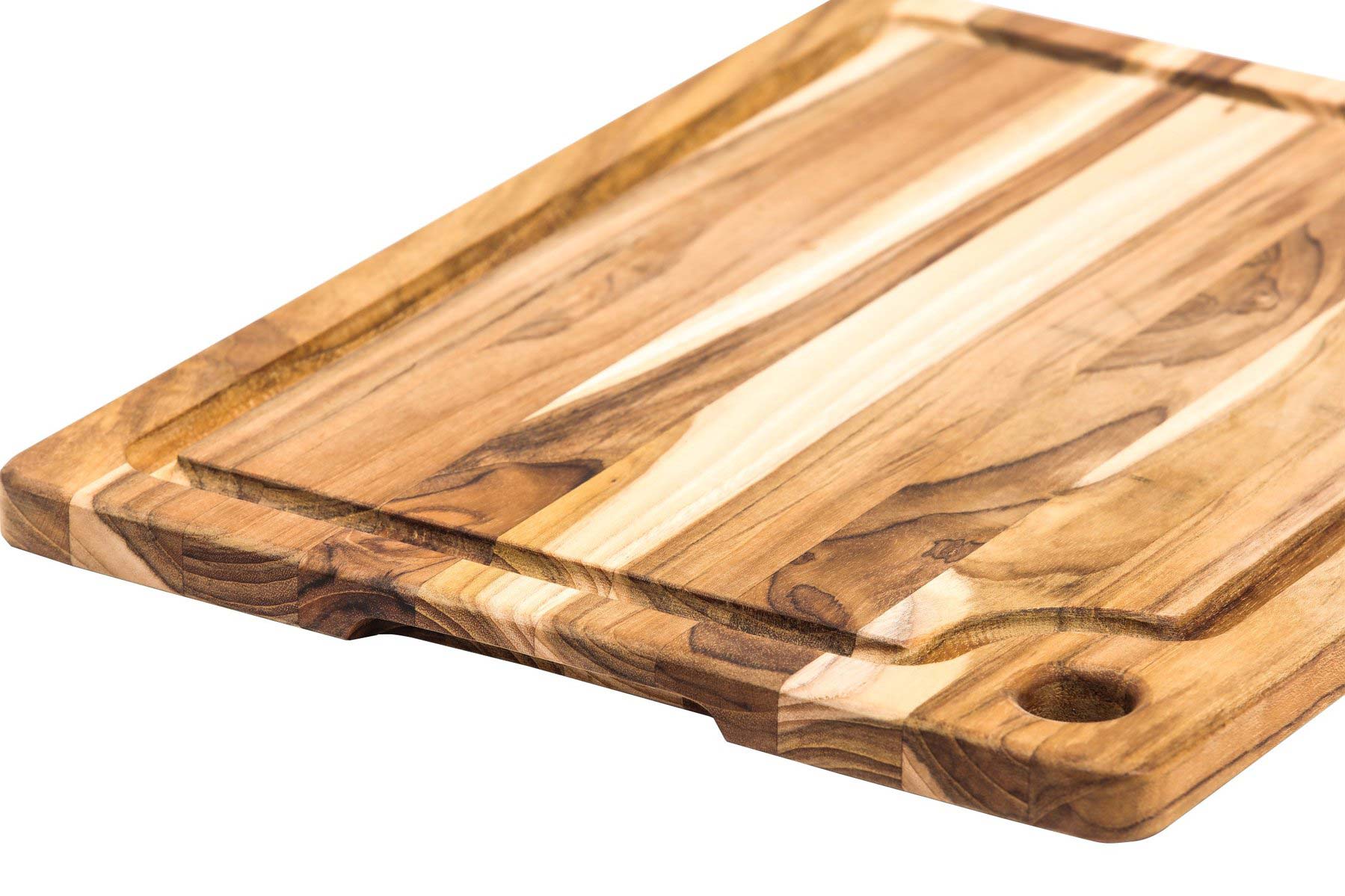 Teakhaus Snijplank met Sapgeul - 46 x 35,5 x 1,9 cm