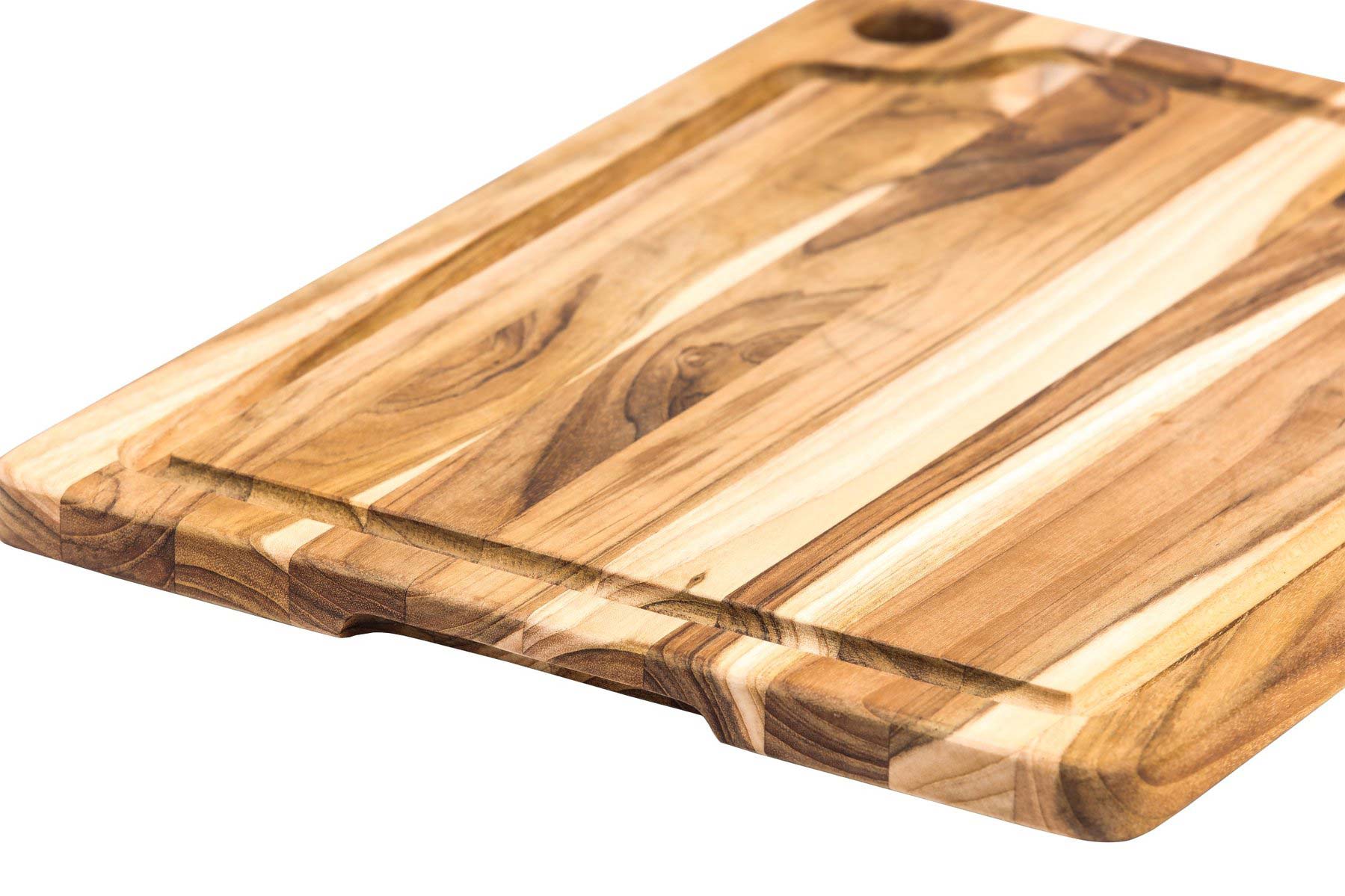 Teakhaus Snijplank met Sapgeul - 46 x 35,5 x 1,9 cm