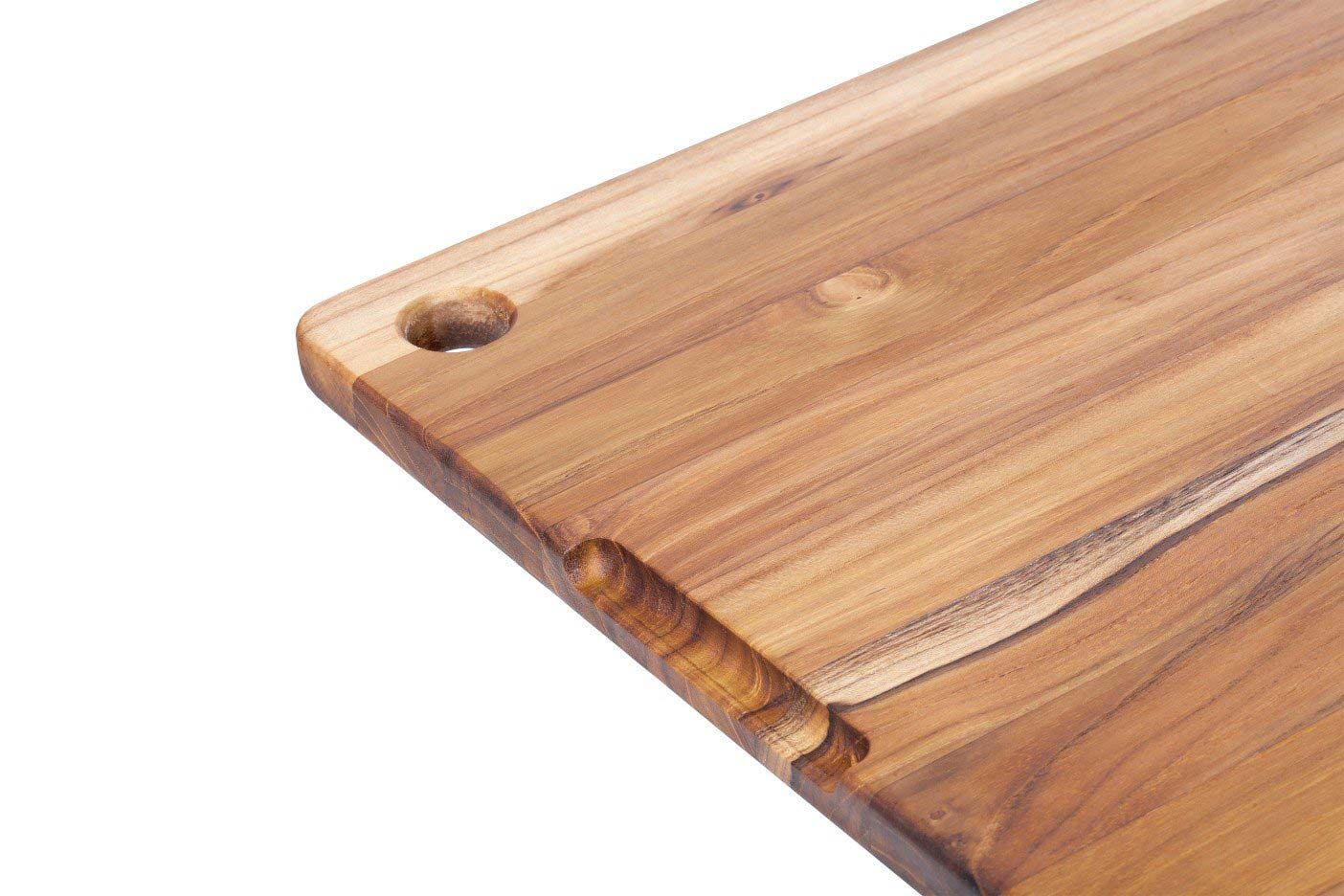 Teakhaus Snijplank met Sapgeul - 46 x 35,5 x 1,9 cm