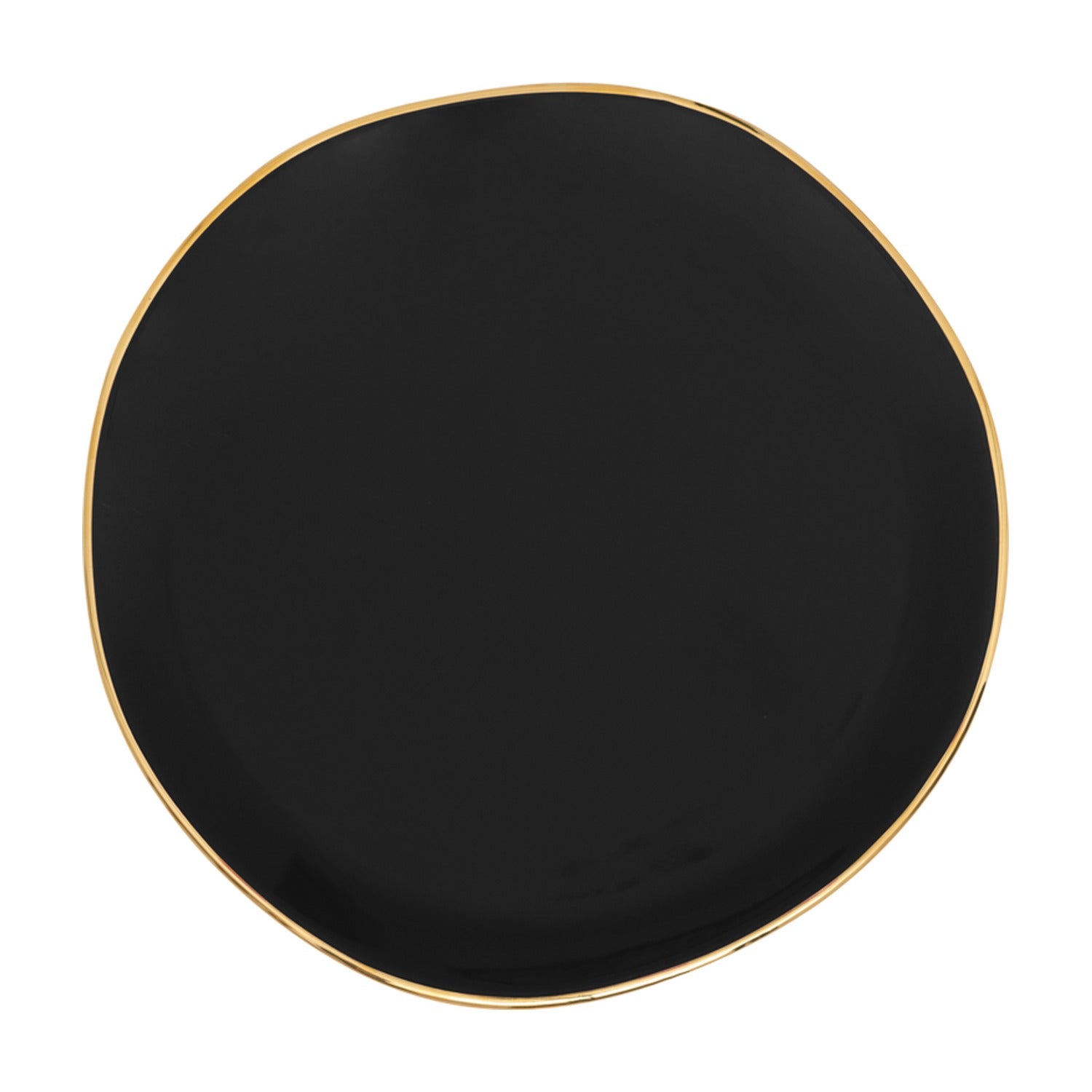 Urban Nature Culture Good Morning Gebaksbord Black - 17 cm op witte achtergrond