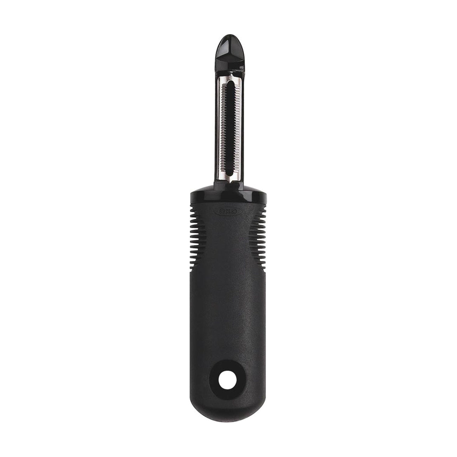 OXO Good Grips Dunschiller met Gekarteld Mes op witte achtergrond