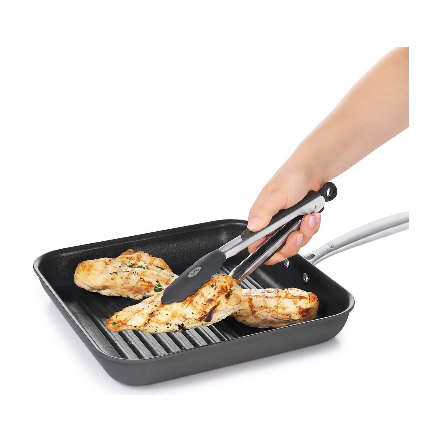 OXO Good Grips Serveertang Siliconen - 23 cm, detailfoto