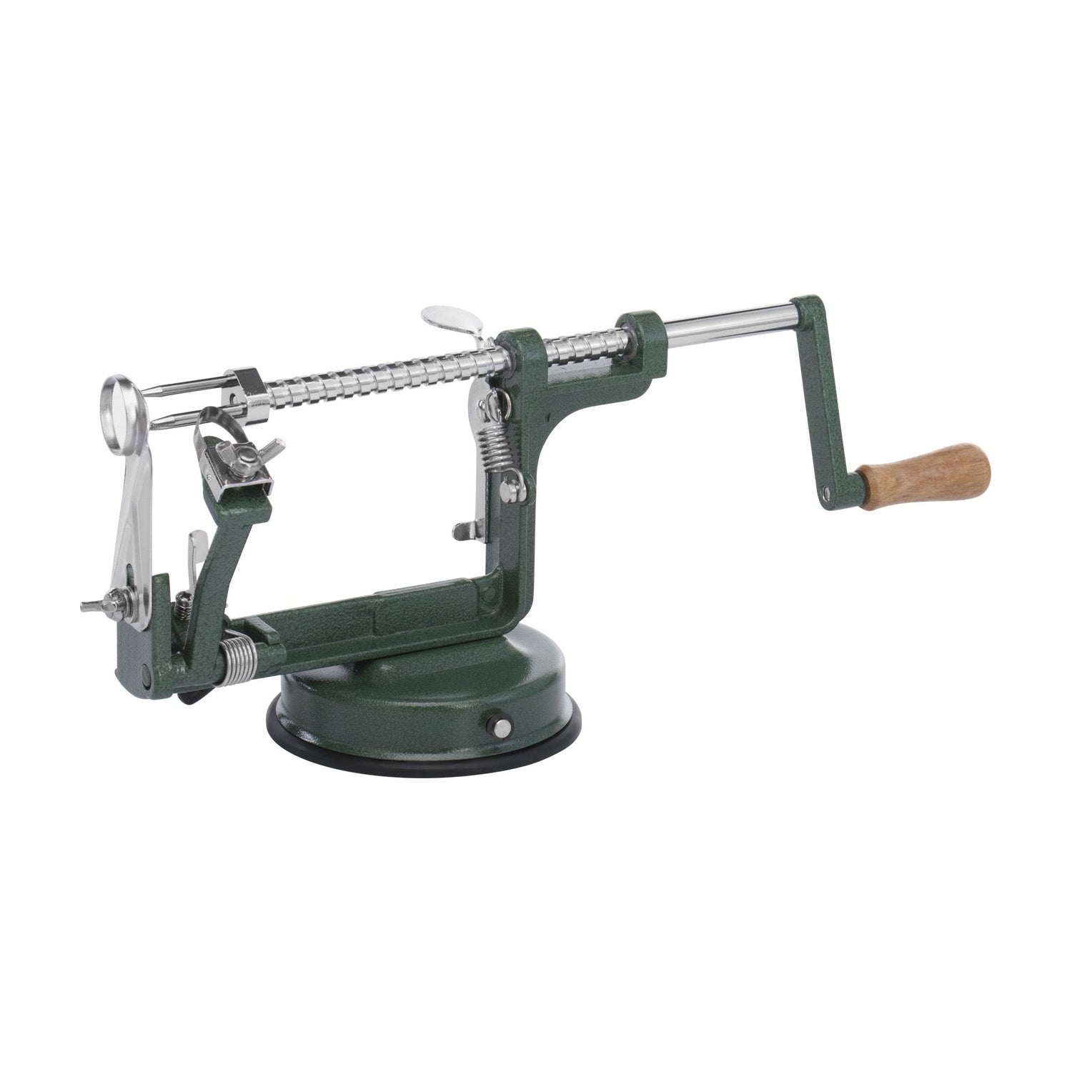 Westmark Appelschilmachine met Zuignap op witte achtergrond