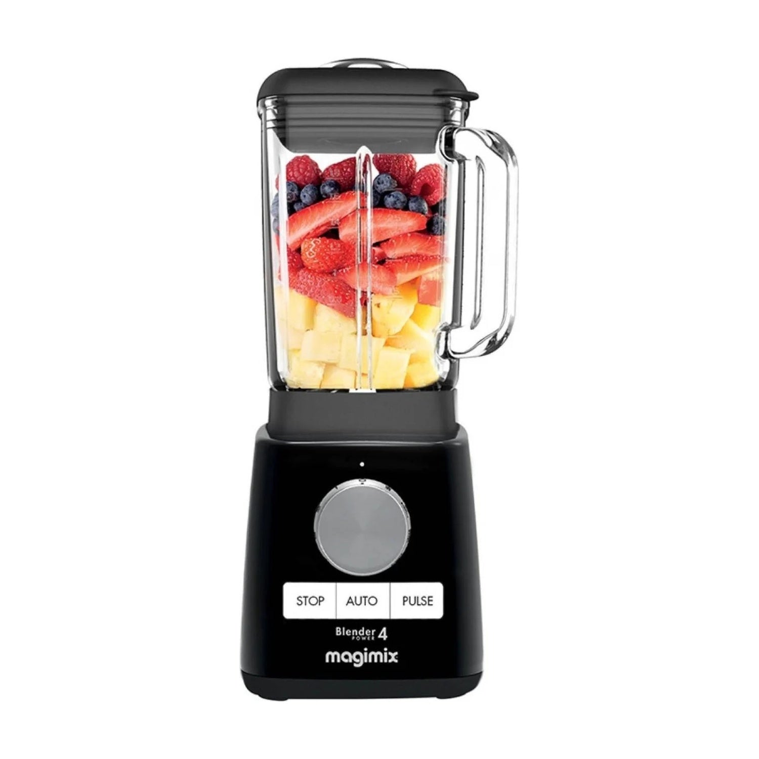 MagiMix Powerblender - Zwart op witte achtergrond