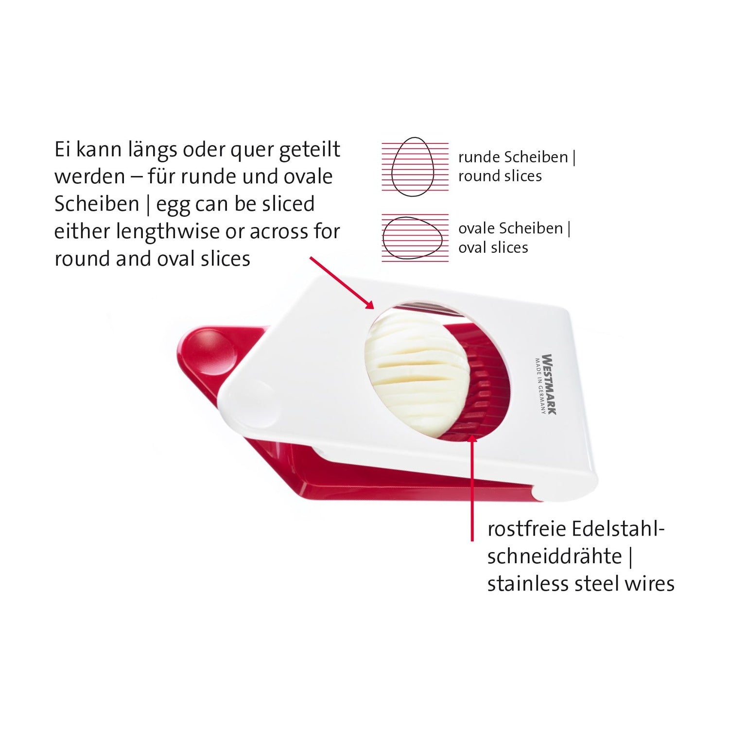 Westmark Famos Eiersnijder, productfoto 4