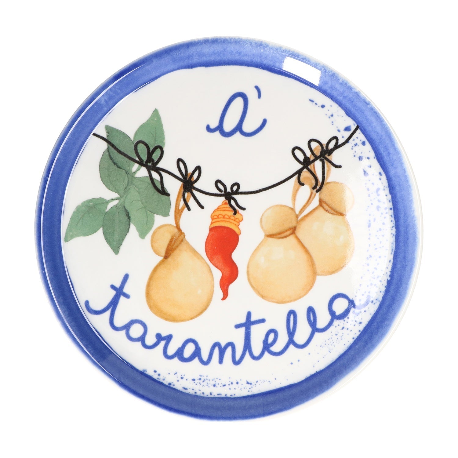 Rose & Tulipani Aumm Pizzabord A' Tarantella op witte achtergrond