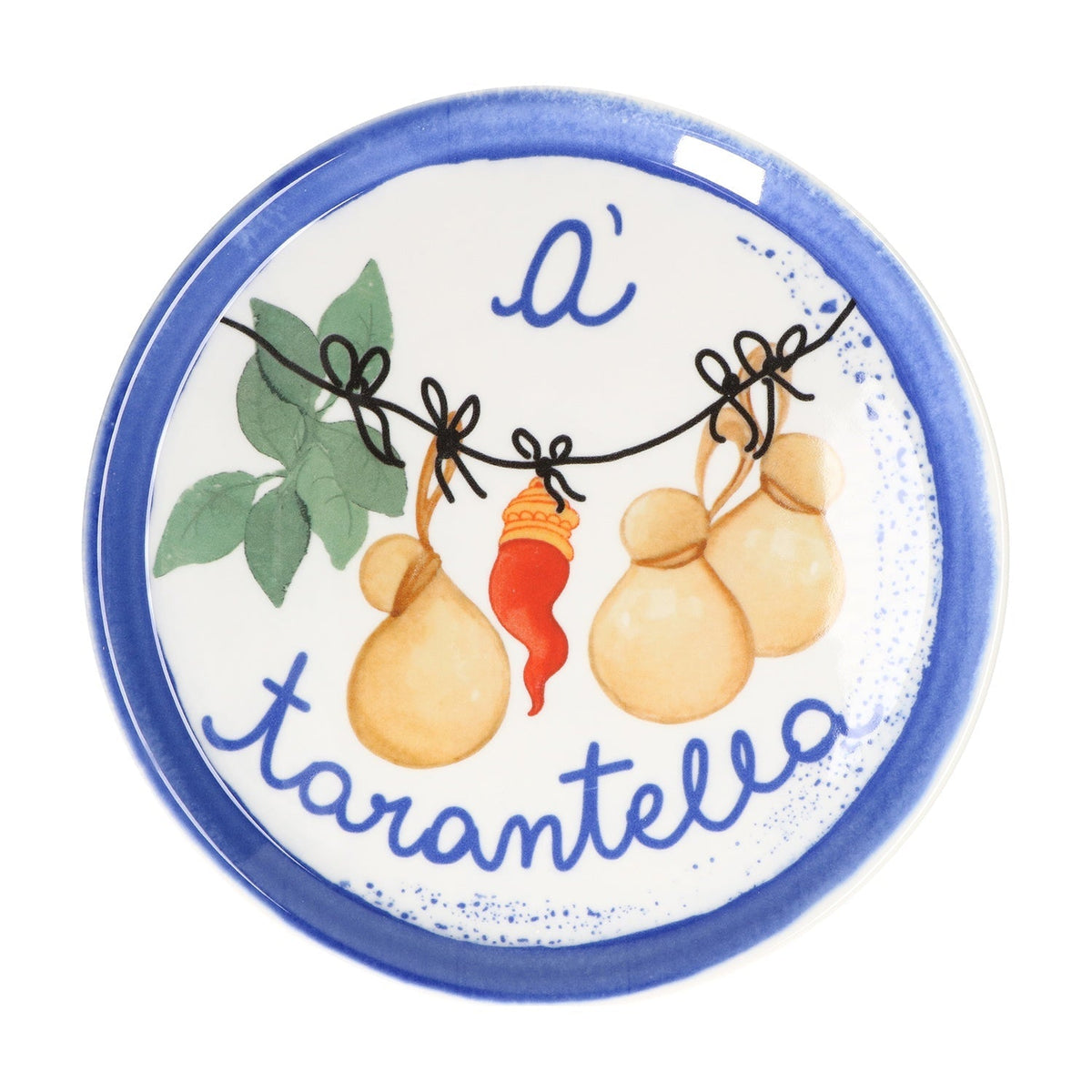 Rose & Tulipani Aumm Pizzabord A' Tarantella op witte achtergrond