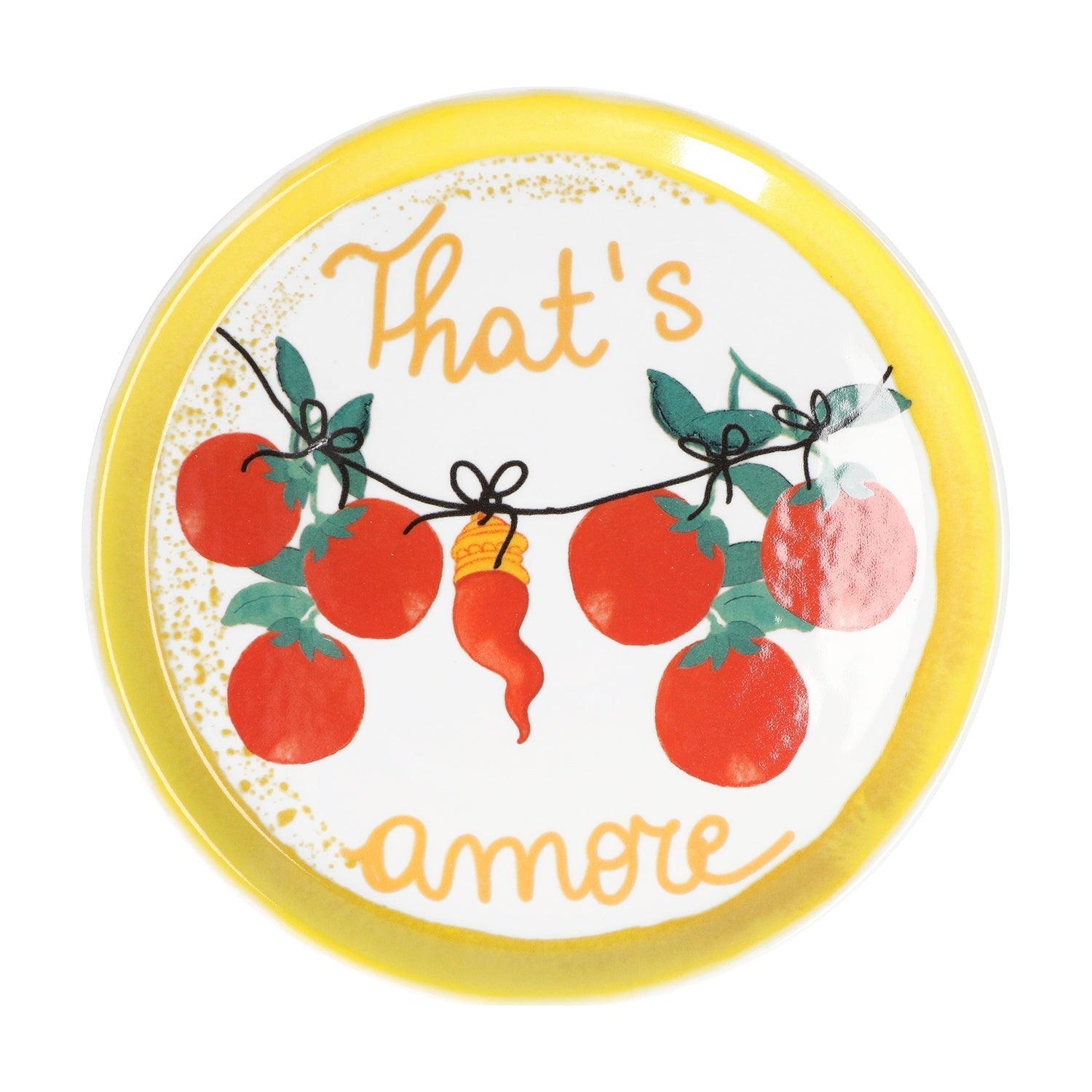 Rose & Tulipani Aumm Pizzabord That's Amore op witte achtergrond
