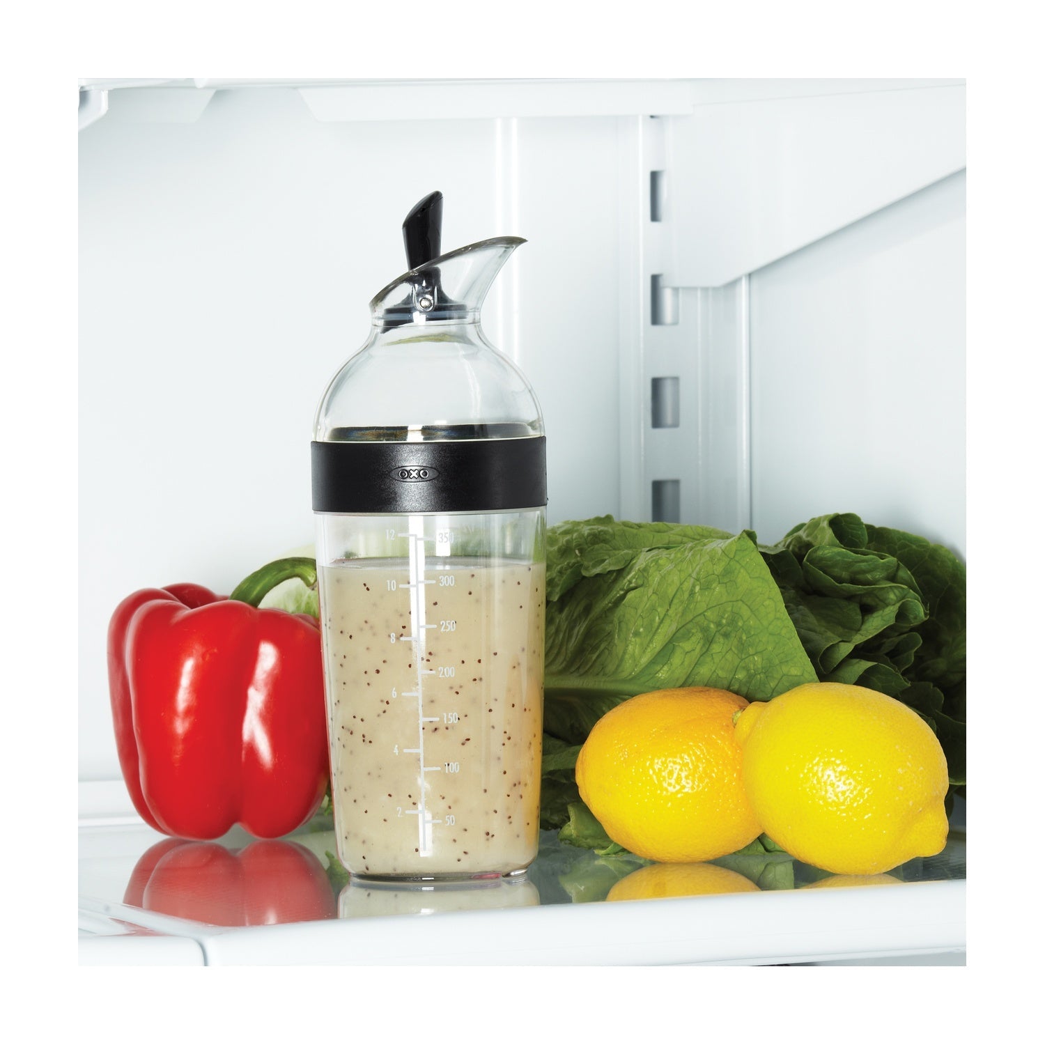 OXO dressing shaker dressing mengen aanrecht