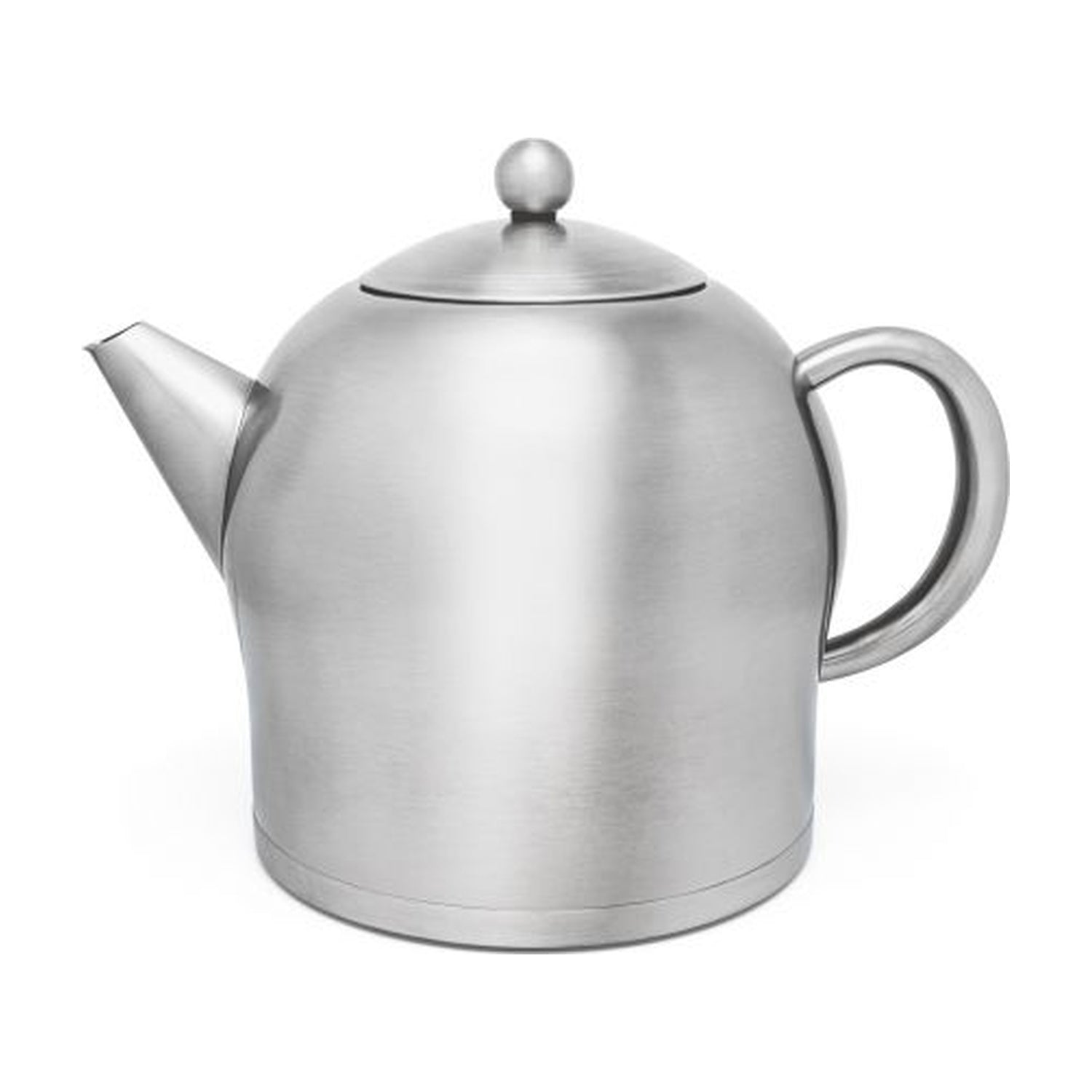 Bredemeijer Minuet Santhee Dubbelwandige Theepot Mat - 2 liter op witte achtergrond