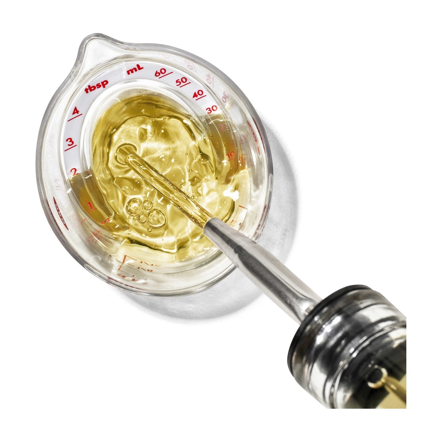 OXO maatkan 60 ml greep en transparant plastic
