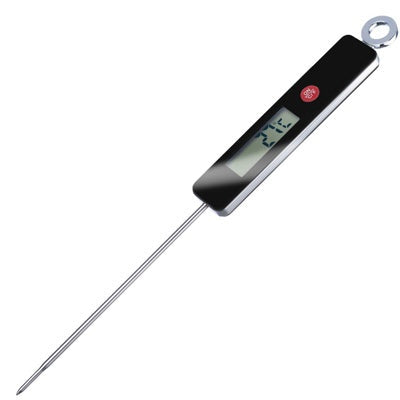 Westmark Braadthermometer, zwart, los toestel met digitaal display en lange metalen meetpen