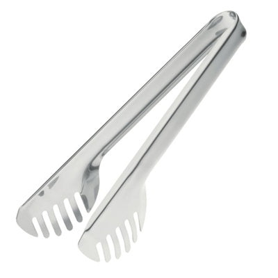 Westmark Pasta Serveertang, zilver, losse RVS tang met getande grijpuiteinden