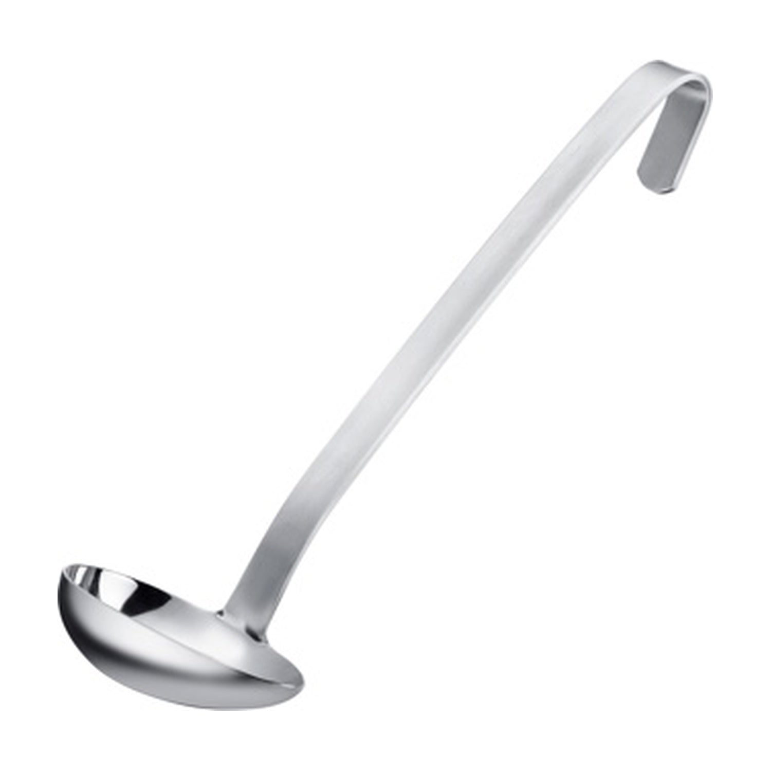 Westmark Sauslepel Pro met Schenktuit, zilver, RVS lepel met schenktuit en ophanghaak aan het handvat