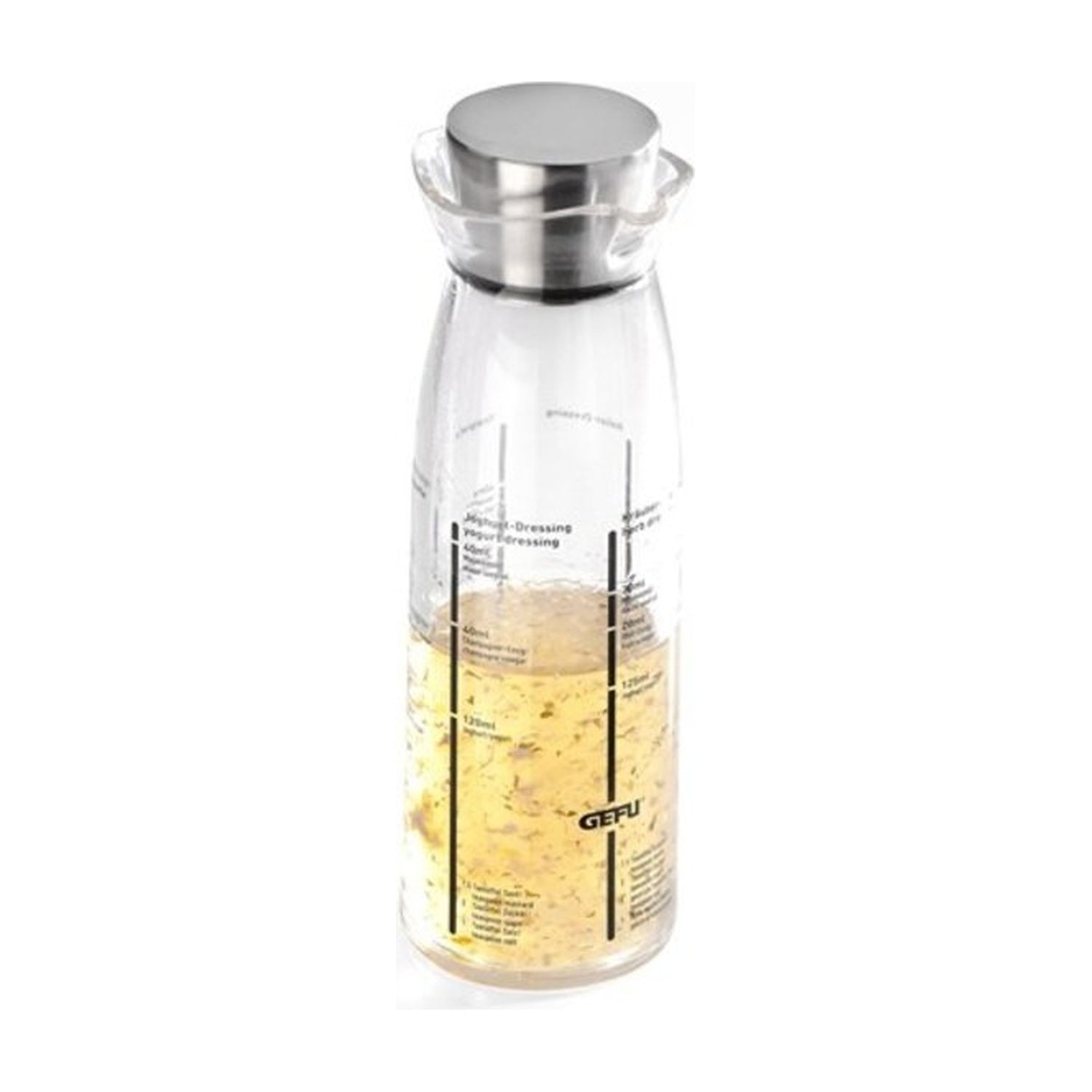 GEFU Dressingshaker Mixo op witte achtergrond