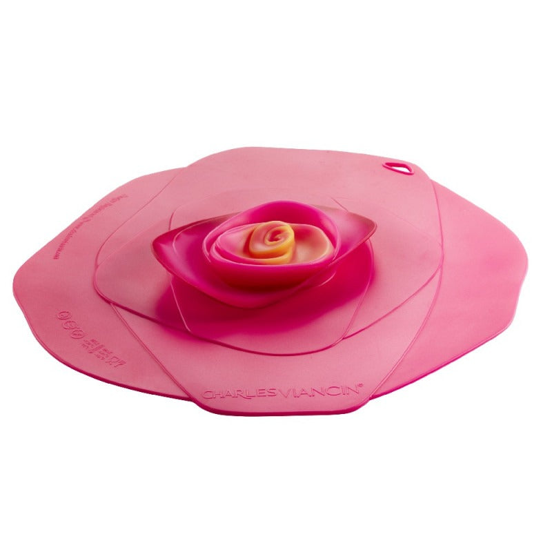 Charles Viancin Vershouddeksel Rose Fuchsia - 28 cm op witte achtergrond