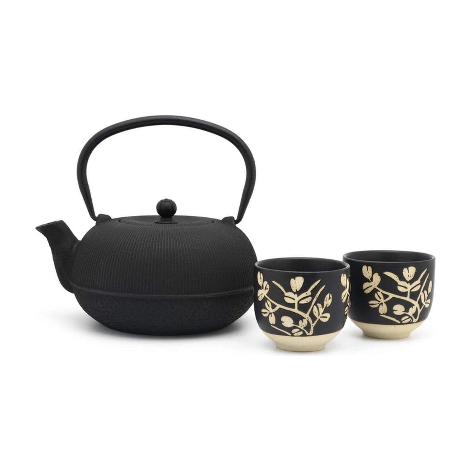 Bredemeijer Sichuan Giftset Theepot met 2 Mokken - 1 liter op witte achtergrond
