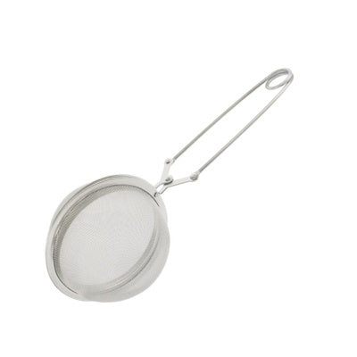 Westmark Teatime Zeef - 7,5 cm, zilver, rvs klapzeef met fijn gaas en handgreep