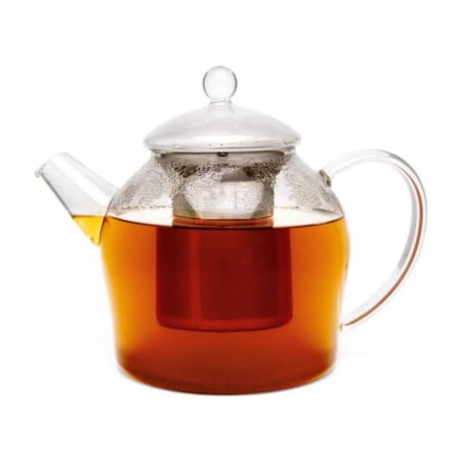 Bredemeijer Minuet Santhee Theepot Glas met Filter - 1,2 liter op witte achtergrond